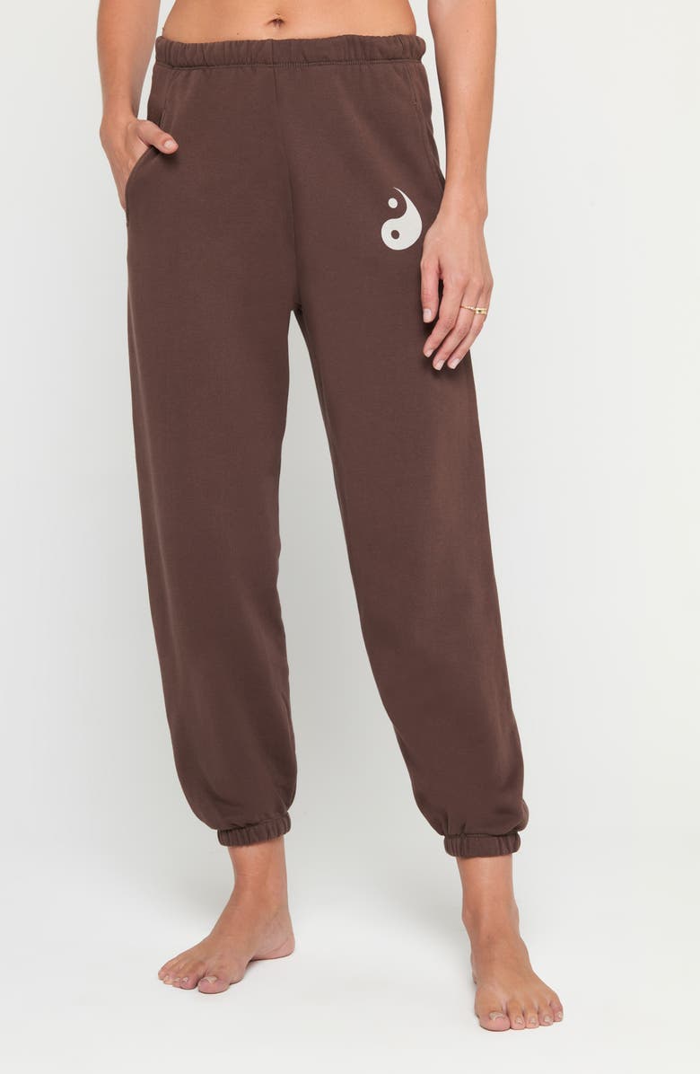Spiritual Gangster Yin Yang Sol Sweatpants, Main, color, 