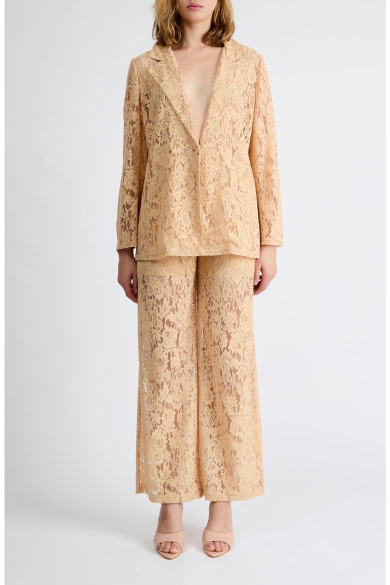 Andrey Lace Trousers, Alternate, color, TAN