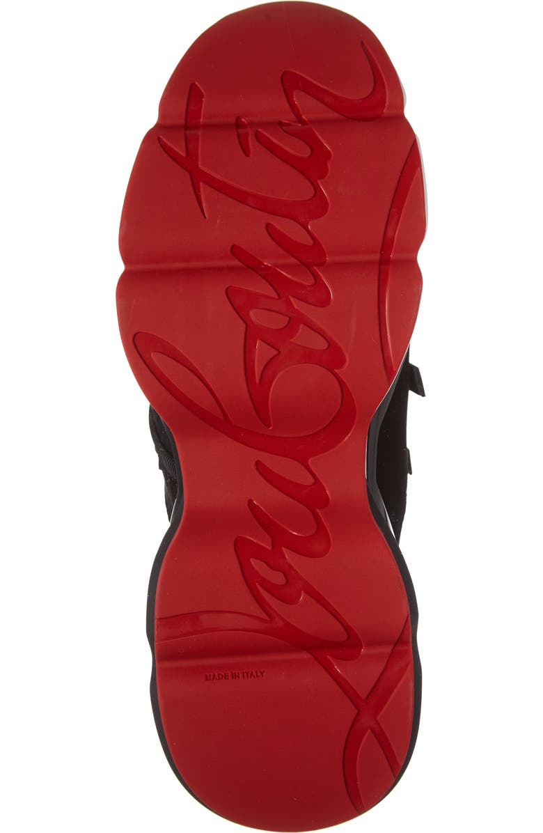 Christian Louboutin Red Runner Sneaker, Alternate, color,