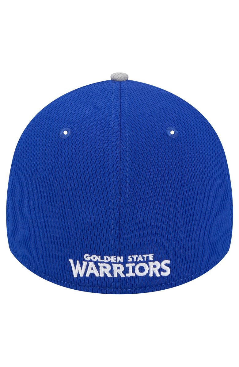 New Era Men's New Era Gray/Royal Golden State Warriors Active Trim 39THIRTY Flex Hat, Alternate, color, 