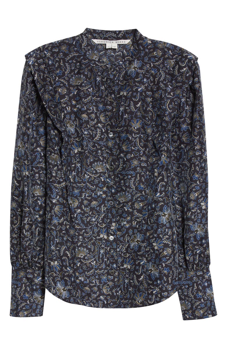 Veronica Beard Drela Print Silk Blouse, Alternate, color,