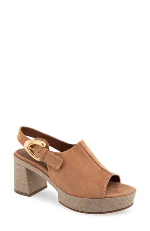 Zella Slingback Platform Sandal (Women)