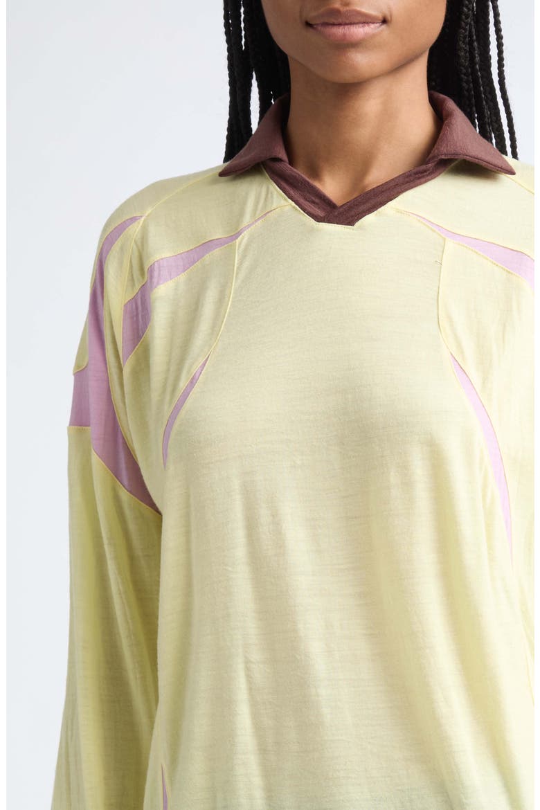 Sport Wool Polo, Alternate, color, PASTEL YELLOW