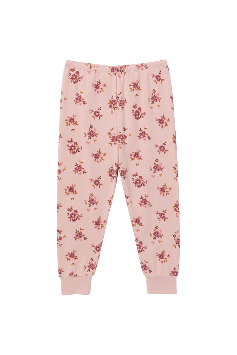Hacci Pajama Top & Pant Set, Alternate, color, Light Rose Dahlia