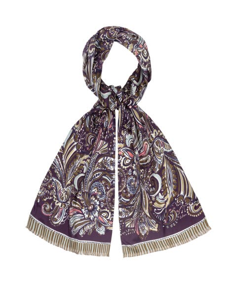 Artist Paisley Silk Scarf
