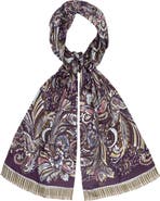 Echo Artist Paisley Silk Scarf