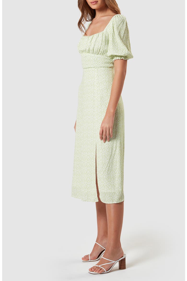 Mia Print Midi Dress, Alternate, color, POSY