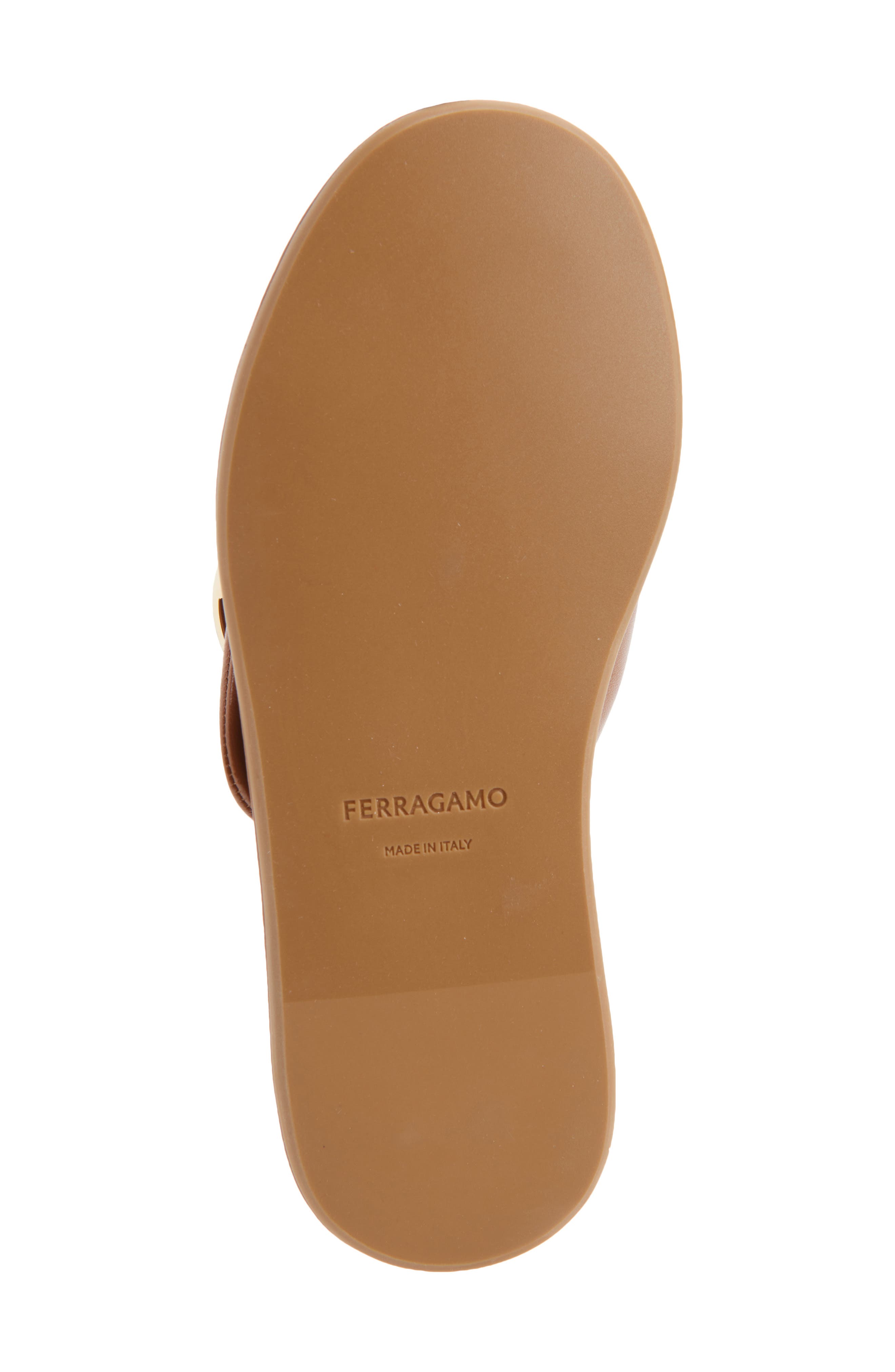 Elyzia Gancio Buckle Slide Sandal, Alternate, color, BROWN