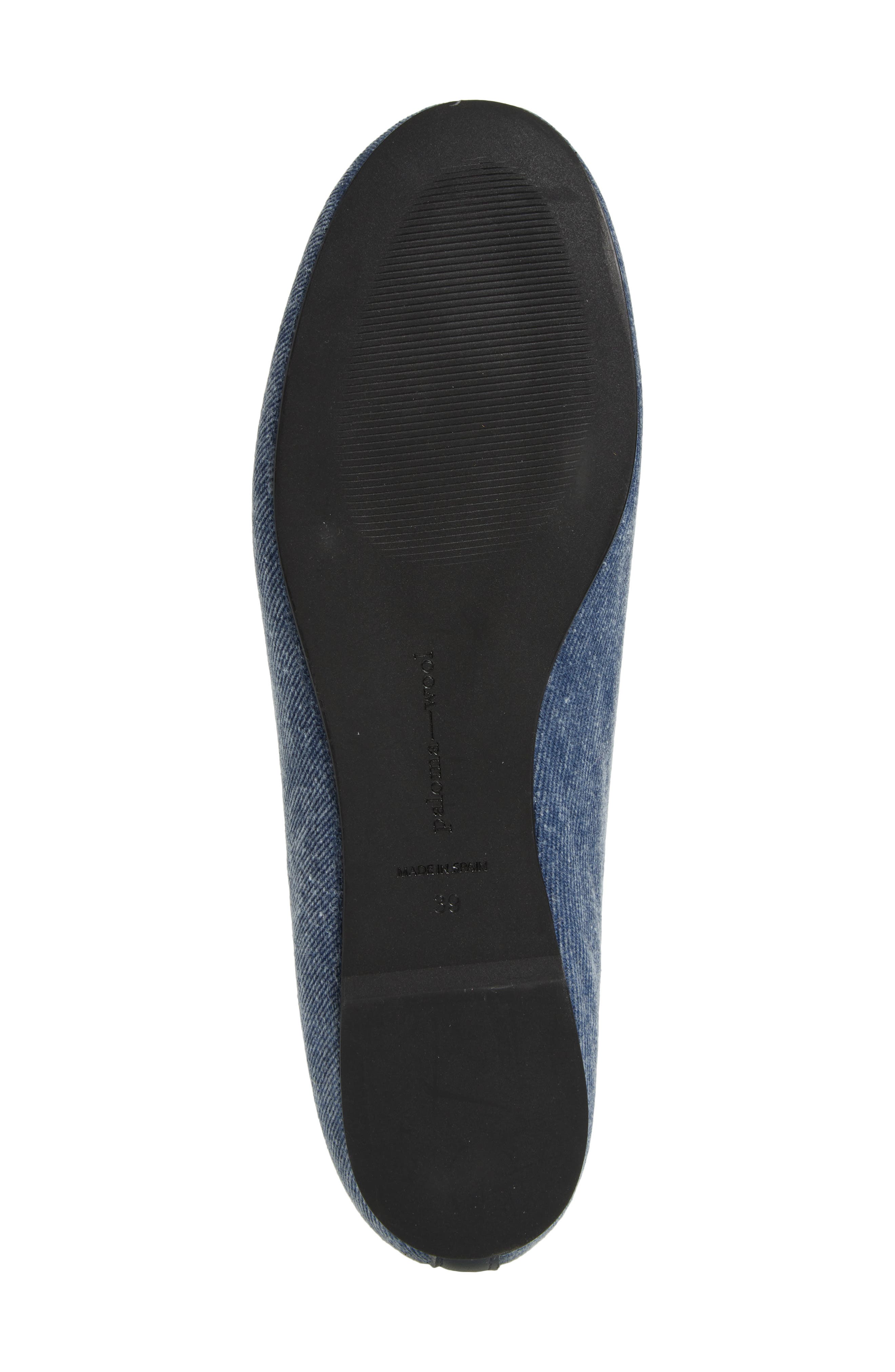 Paloma Wool Pili Denim Ballet Flat, Alternate, color, 