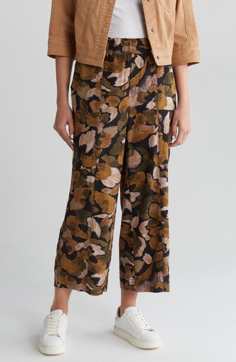 Crop Wide Leg Pants