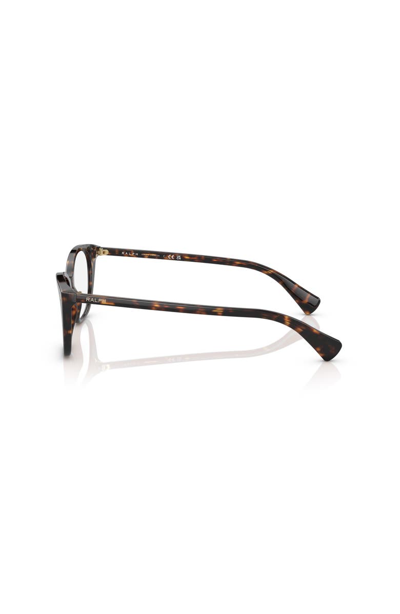 RALPH 53mm Rectangle optical glasses, Alternate, color, Tortoise