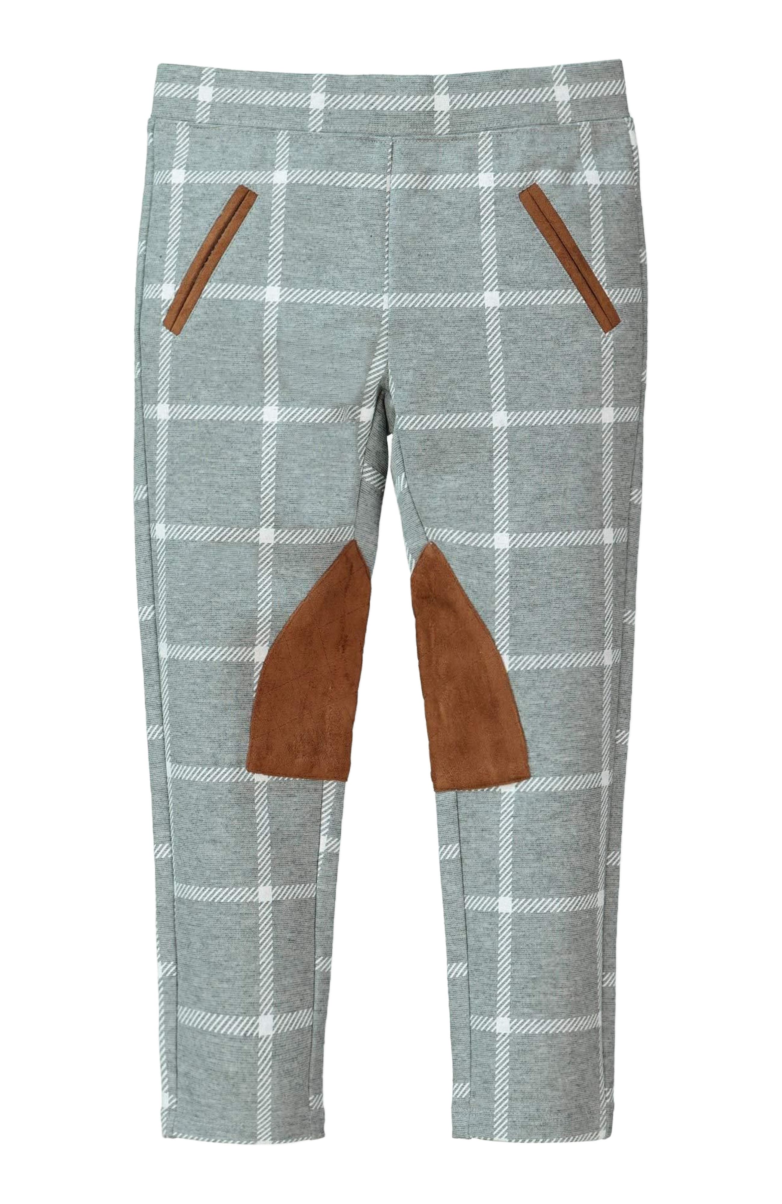 Gray and White Plaid