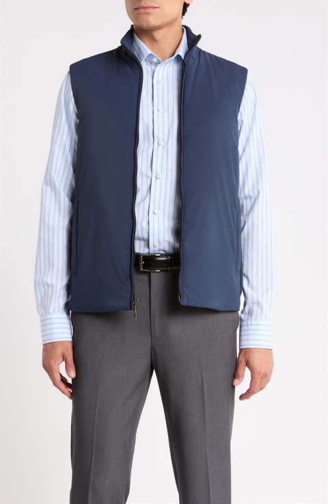 Mixed Media Insulated Knit Vest