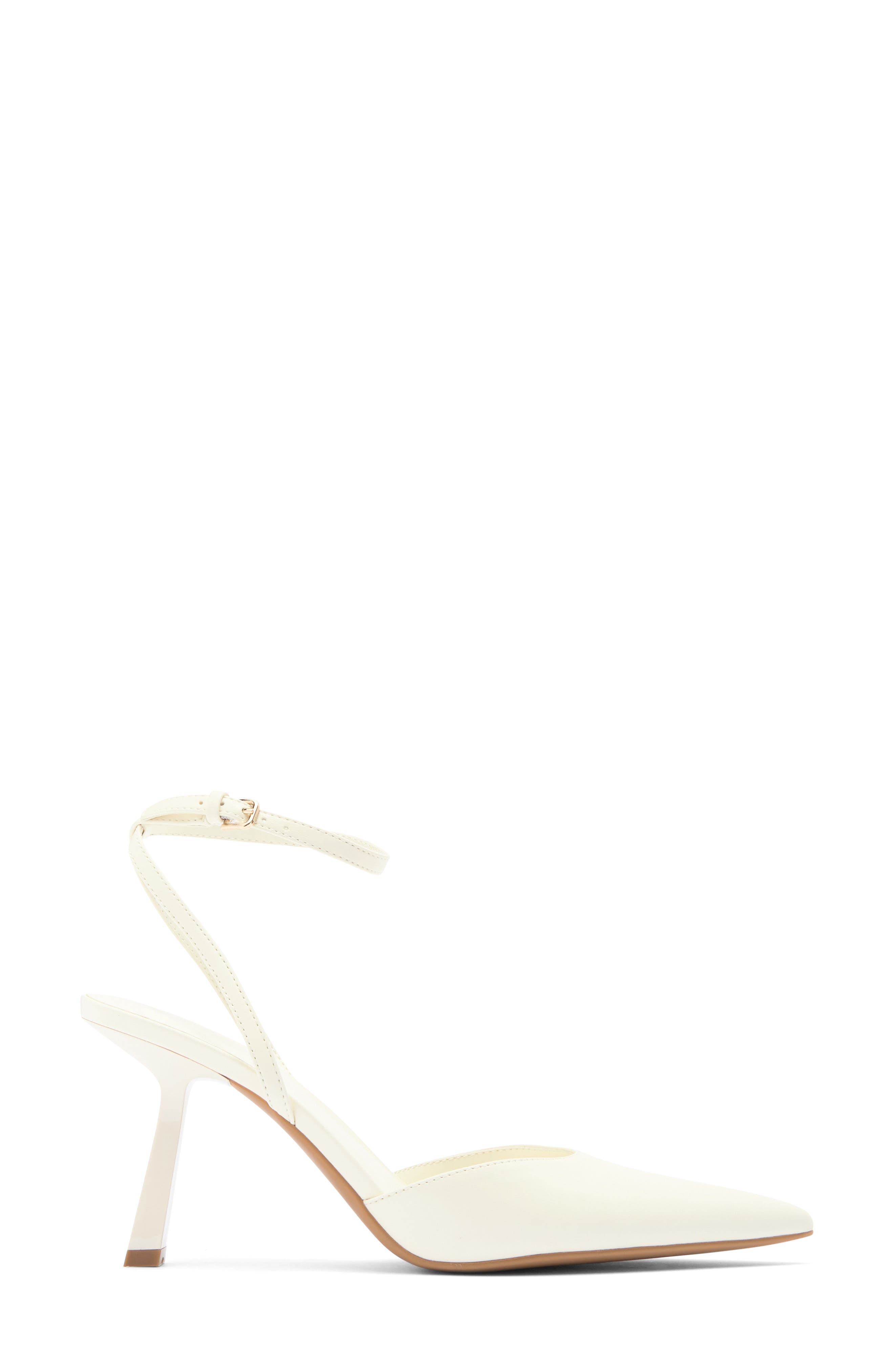 Neesha Ankle Strap Pump, Alternate, color, IVORY EGRET