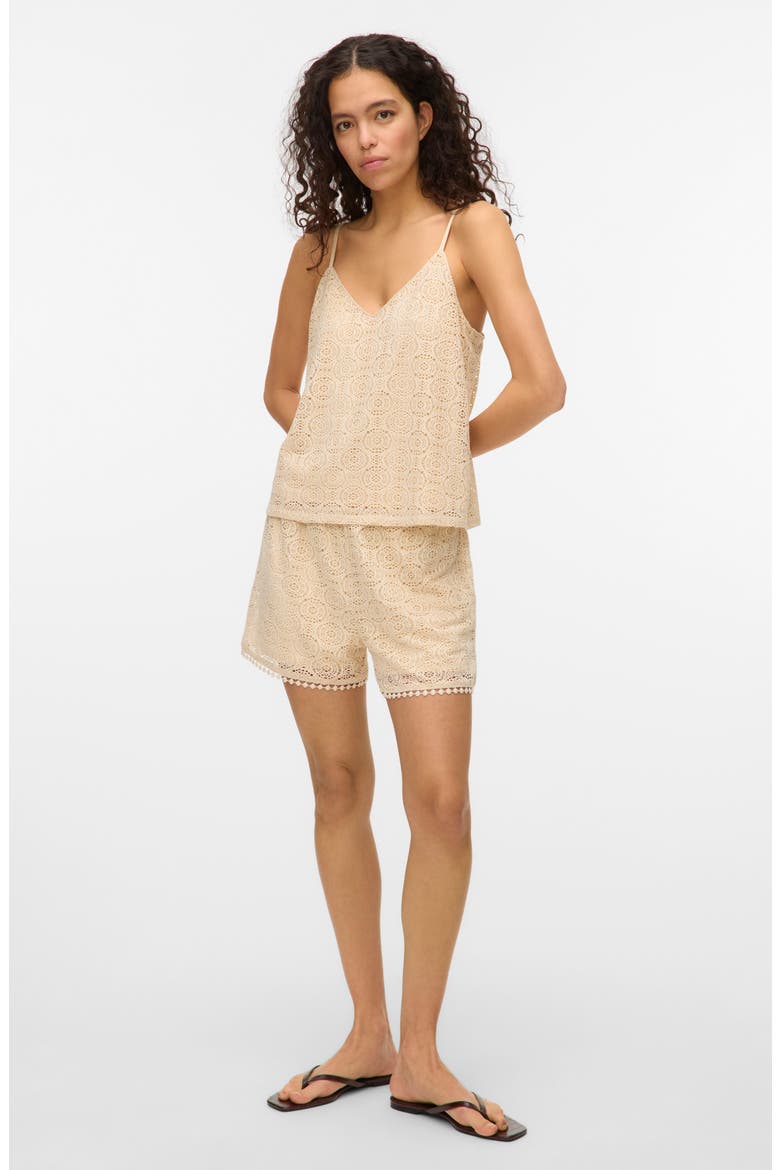 Maya Lace Shorts, Alternate, color, BIRCH