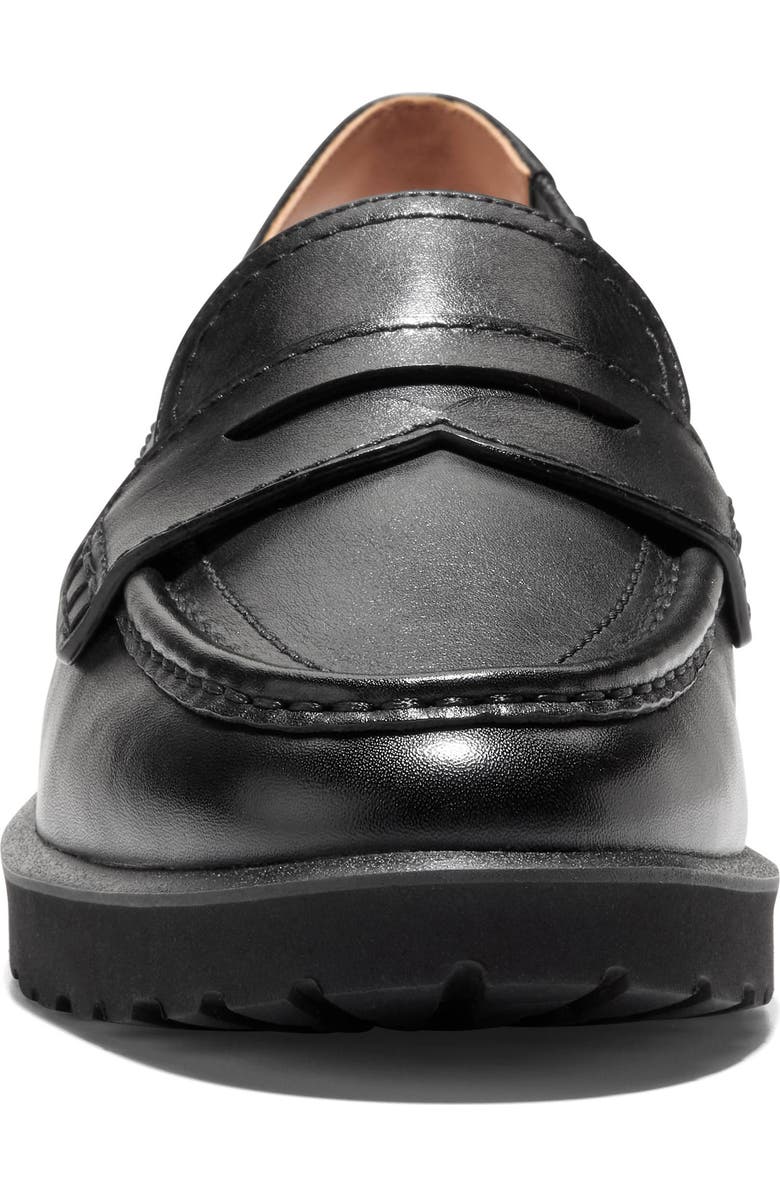 Cole Haan Gwendolyn Slingback Penny Loafer, Alternate, color, Black Leather