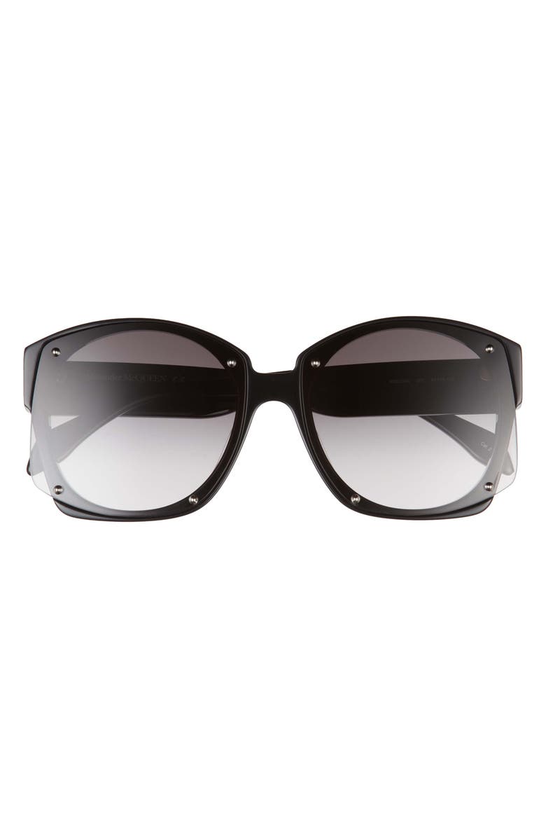 McQueen Alexander McQueen 61mm Square Sunglasses, Main, color,