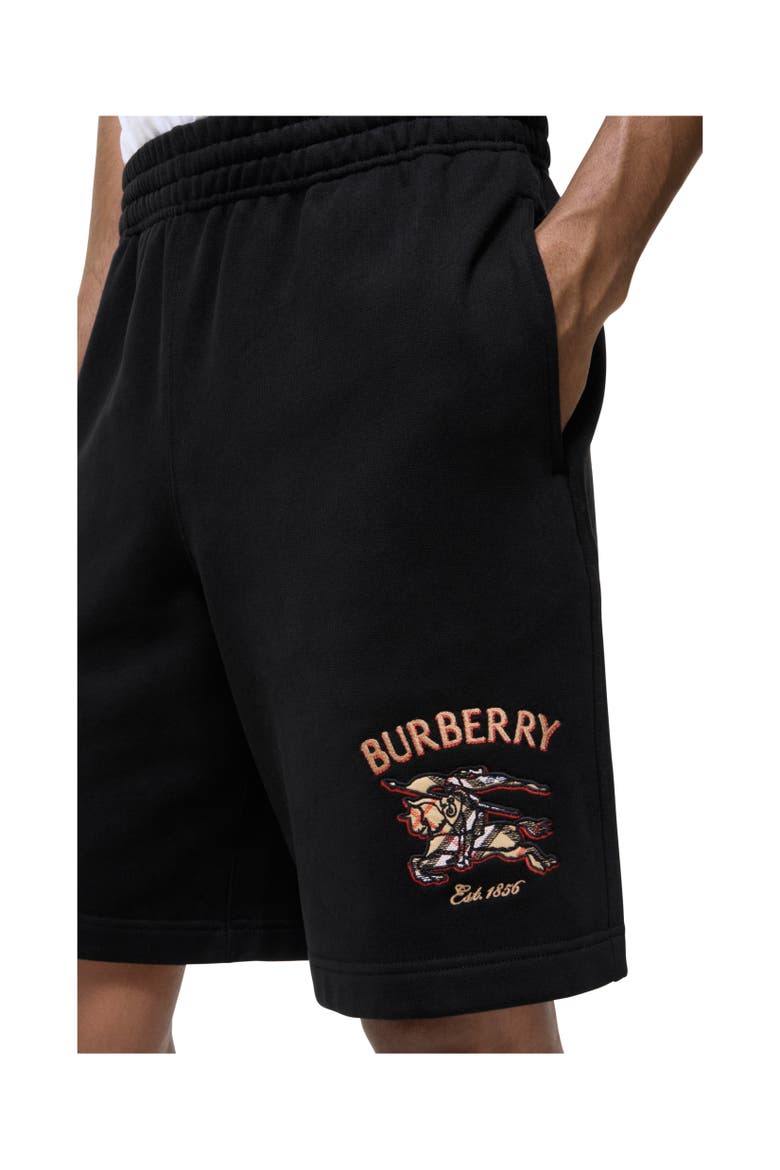 Knight Check Cotton Shorts, Alternate, color, Black