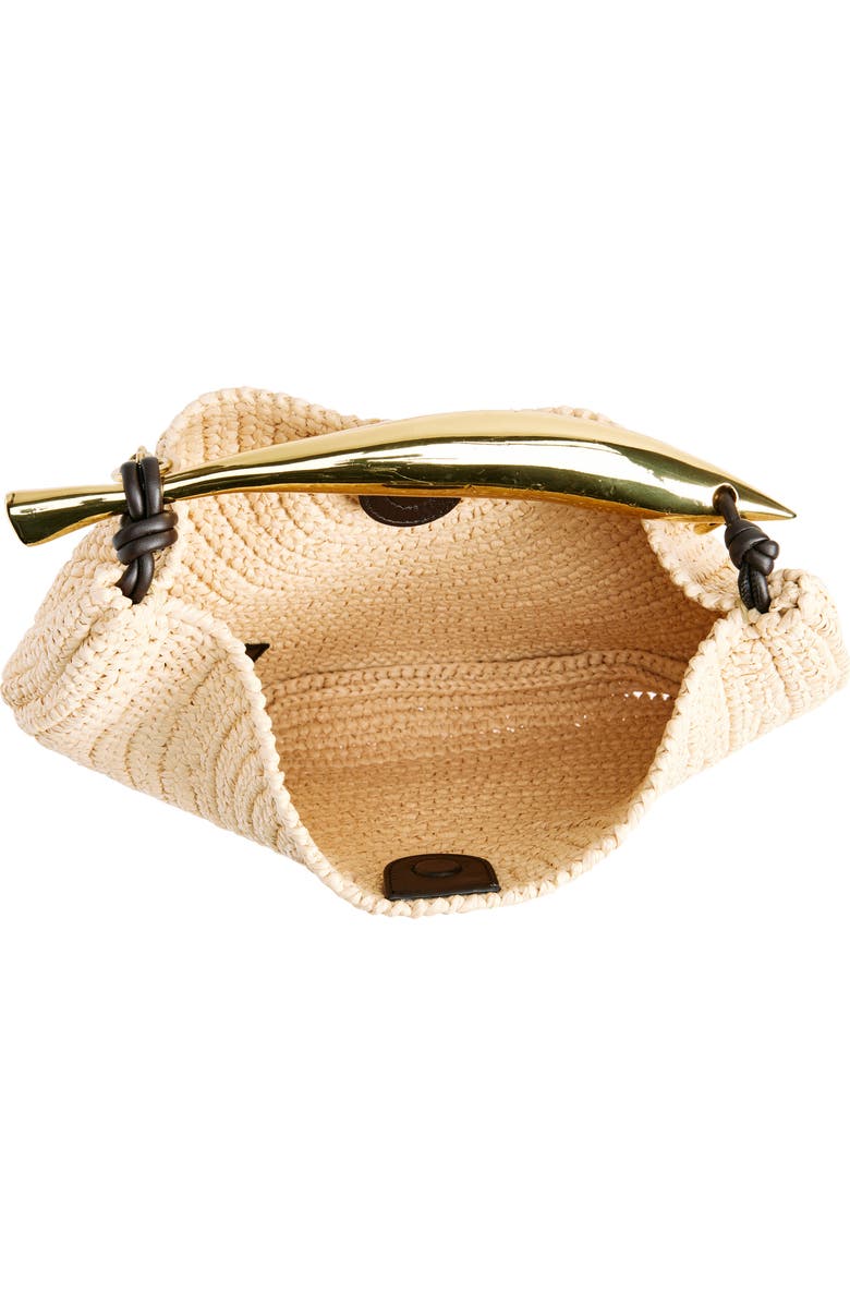 Bottega Veneta Small Sardine Crochet Raffia Top Handle Bag, Alternate, color,