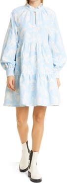 Stine Goya Jasmine Floral Long Sleeve Dress