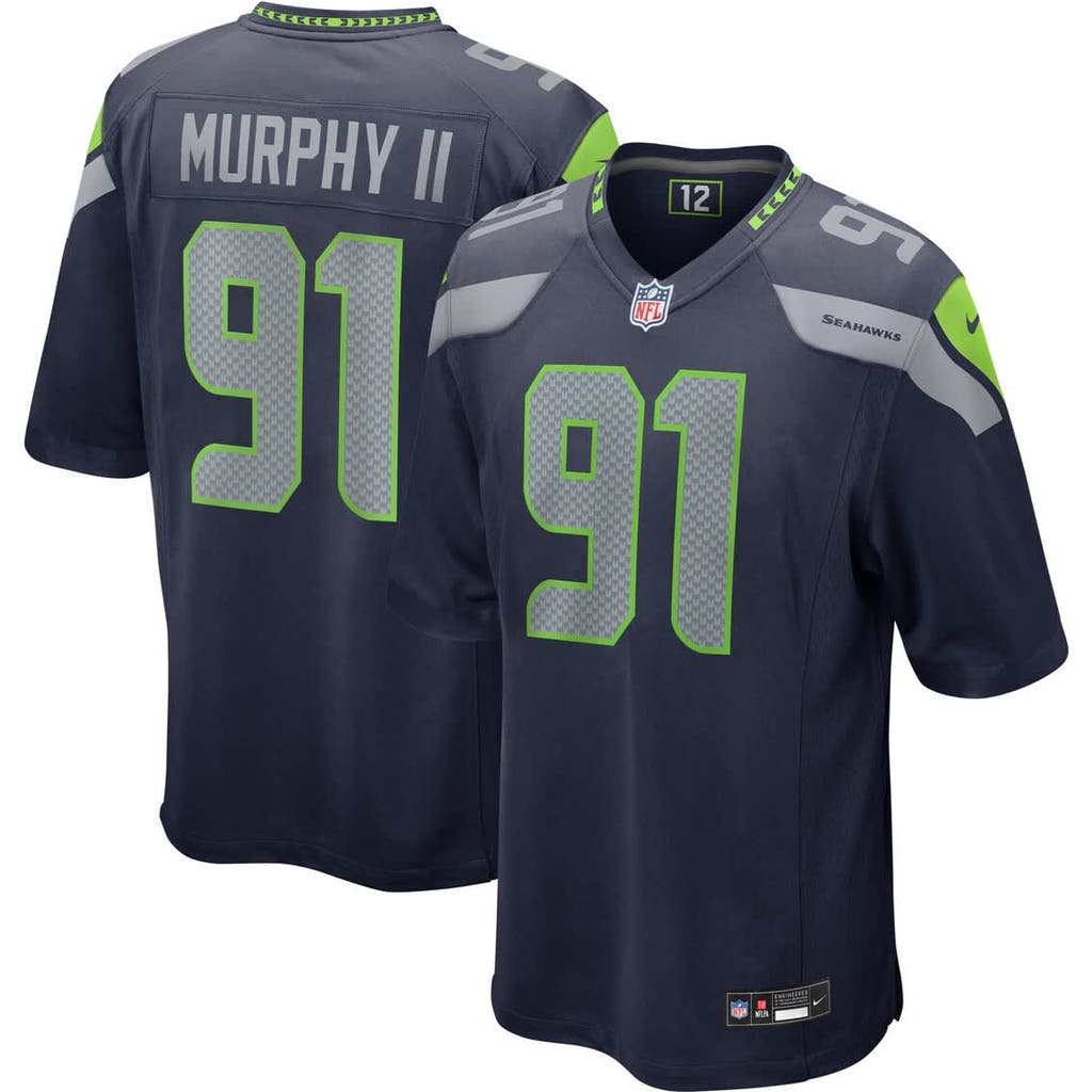 Nike Byron Murphy Ii College Navy Seattle Seahawks Player Game Jersey In Blue