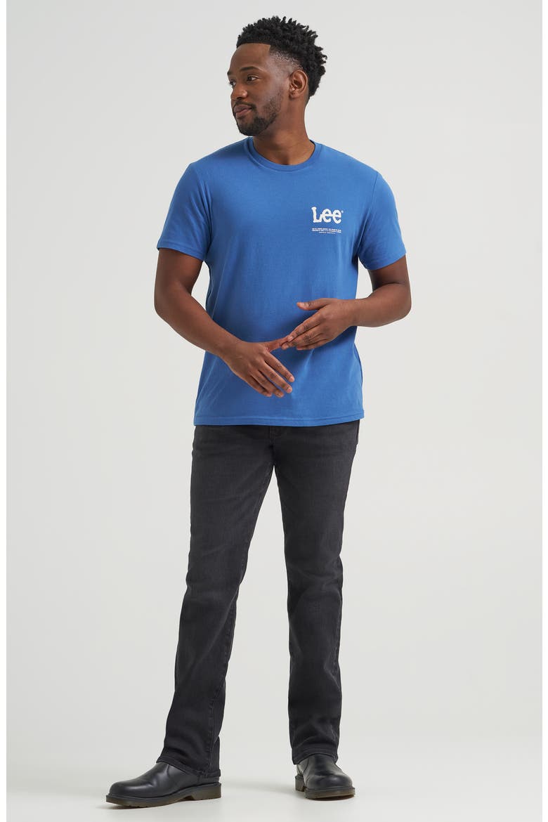 Logo Graphic T-Shirt, Alternate, color, TRUE NAVY