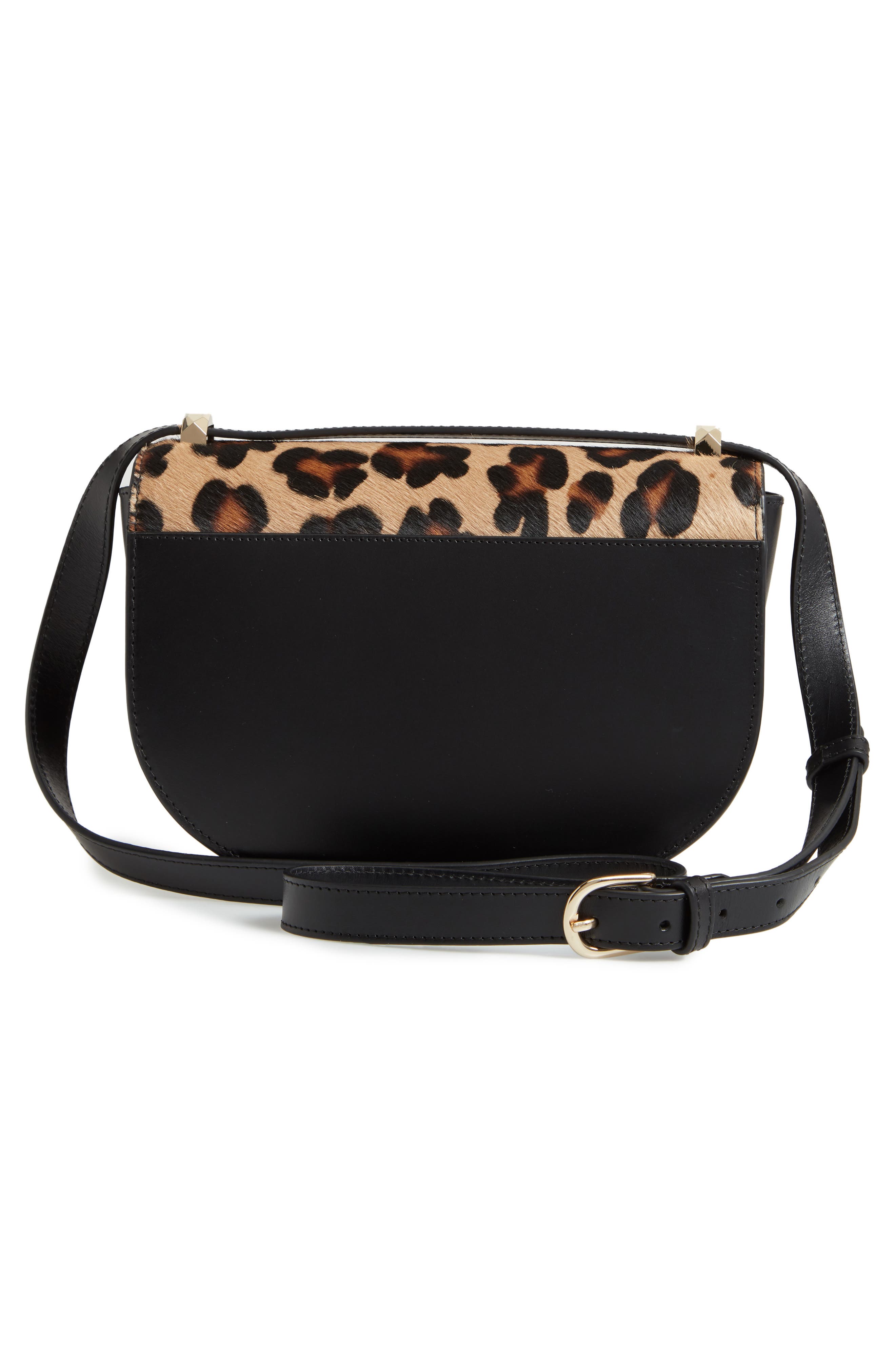 Sac Lausanne Genuine Calf Hair & Leather Crossbody Bag, Alternate, color, NOIR LZZ