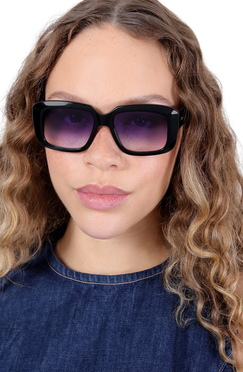 Illesteva Geno Sunglasses In Black