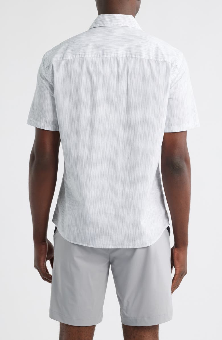 Robert Barakett Pruitt Short Sleeve Button-Up Shirt, Alternate, color, Light Grey
