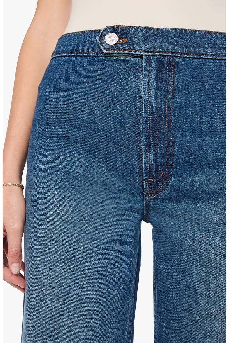 The Tab Rerun Zip Sneak High Waist Wide Leg Jeans, Alternate, color, BAD DATE