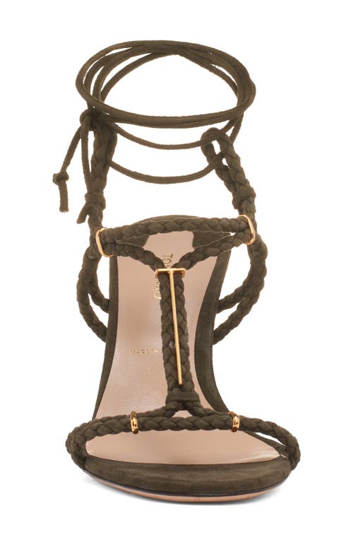 Tom Ford Lily Braided Strap Stiletto Sandal