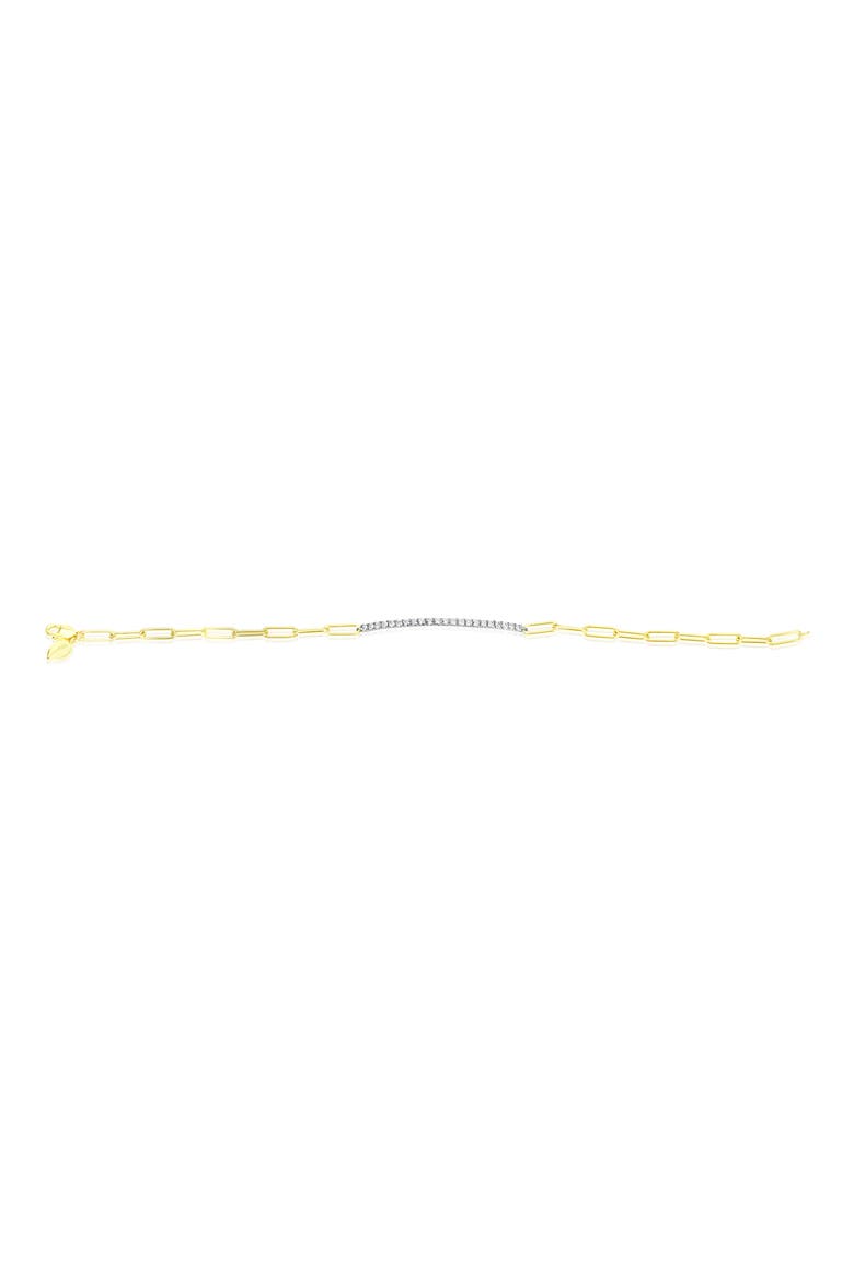 Diamond Bar Bracelet, Main, color, YELLOW