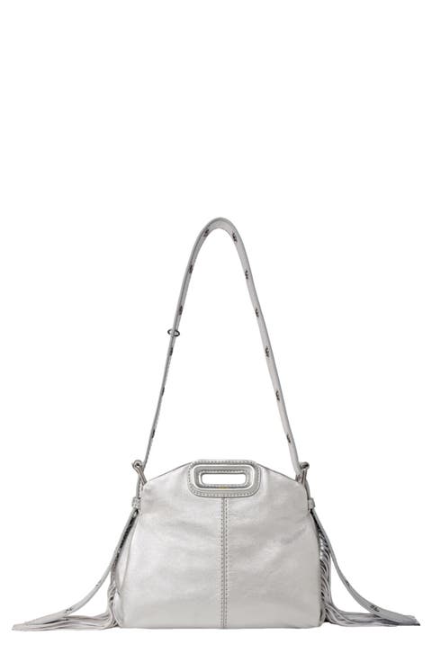 Miss M mini metallic leather bag