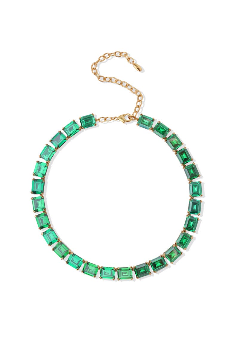 RC RETRO CHIC Lime Glow Necklace, Main, color, Green & Gold