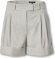 rag & bone Neila Stretch Wool Shorts