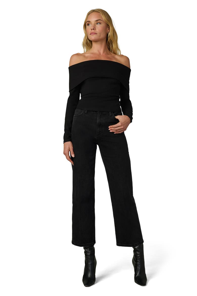 The Blake High Waist Crop Wide Leg Jeans, Alternate, color, CHIC SHADOW