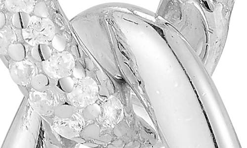 Chloe & Madison Chloe And Madison Link Drop Earrings In Silver