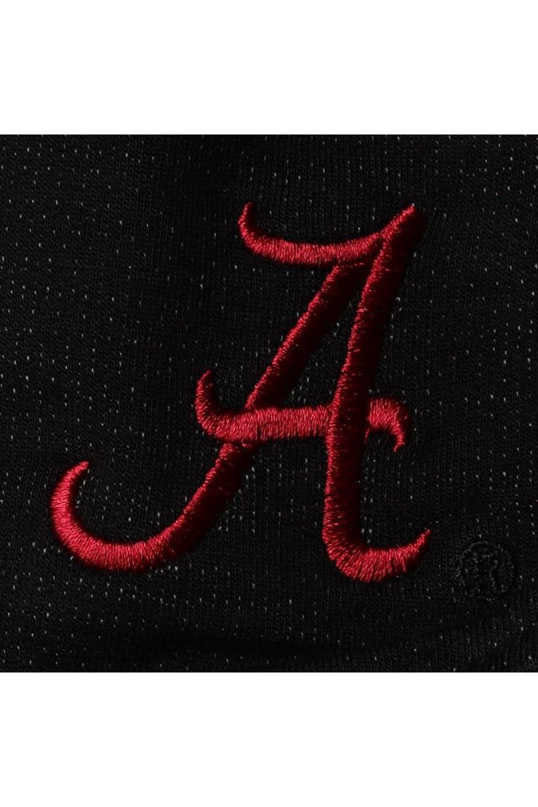 Women's Colosseum Black Alabama Crimson Tide Lil Sebastian Tri-Blend Shorts, Alternate, color, Black