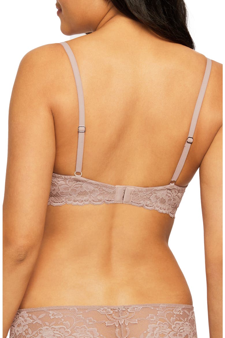 Flirt Lace Underwire Demi Bra, Alternate, color, MOONSHELL