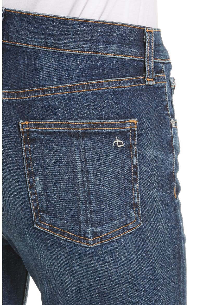 Ripped High Waist Skinny Jeans, Alternate, color, ELTON