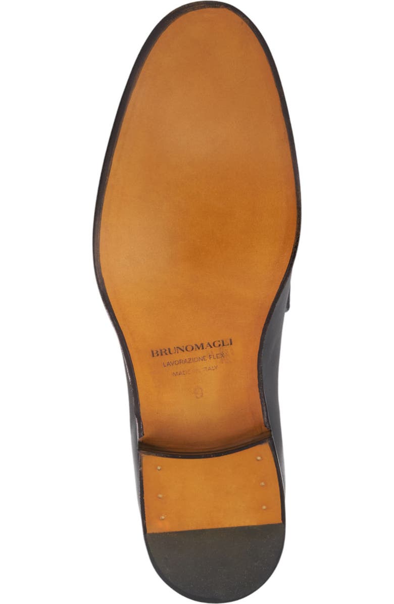 Bruno Magli Flex Apron Toe Penny Loafer, Alternate, color, Black