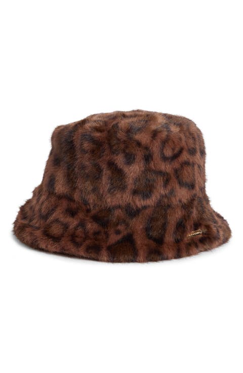 H-Zoe Leopard Print Bucket Hat