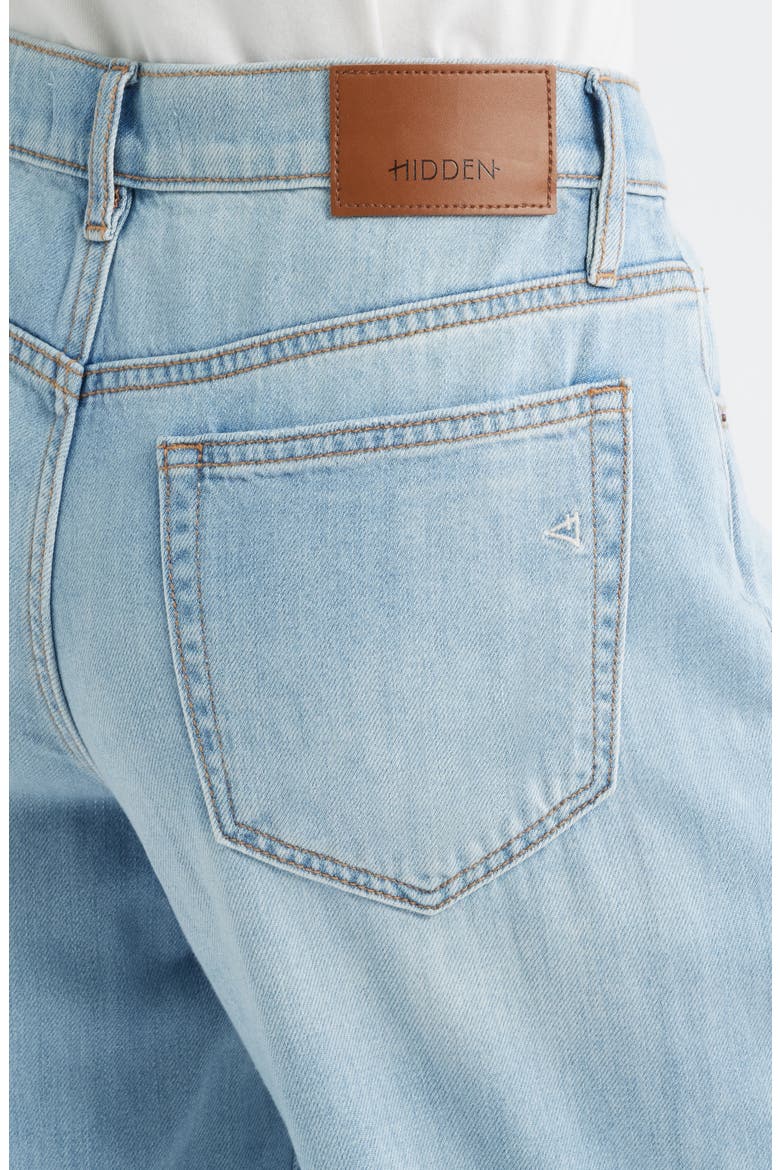 High Waist Baggy Wide Leg Jeans, Alternate, color, LIGHT WASH