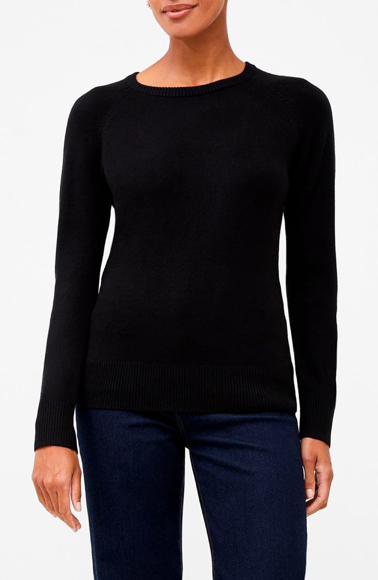 French Connection Babysoft Raglan Crewneck Sweater, Main, color, 