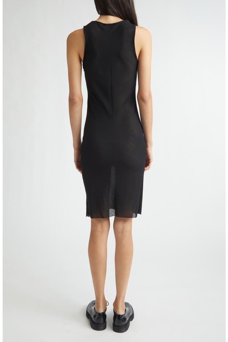 Bias Sleeveless Wool Dress, Alternate, color, BLACK GAZE