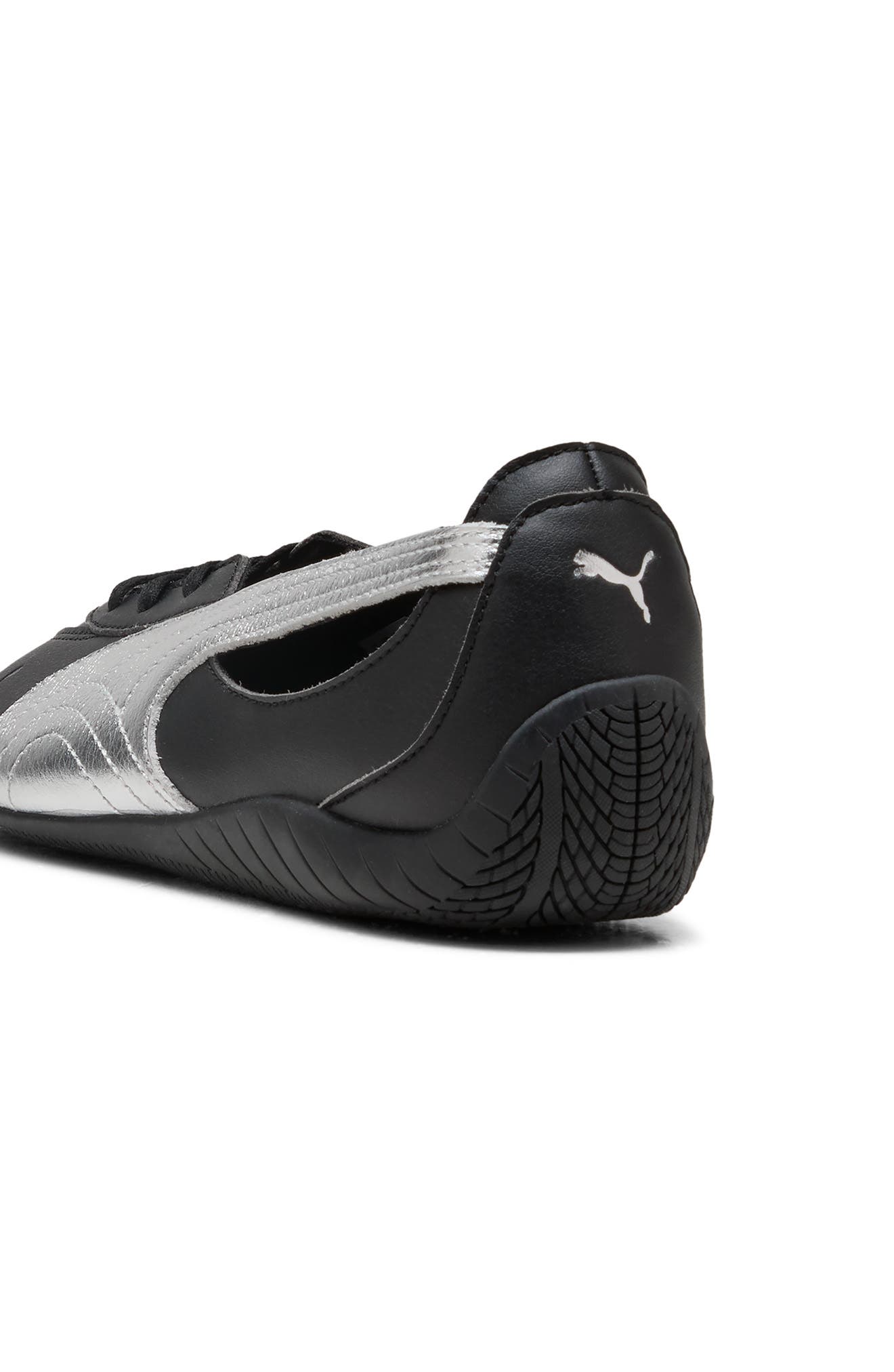 Speedcat Ballet Nova Metallic Sneaker, Alternate, color, PUMA BLACK/ PUMA SILVER