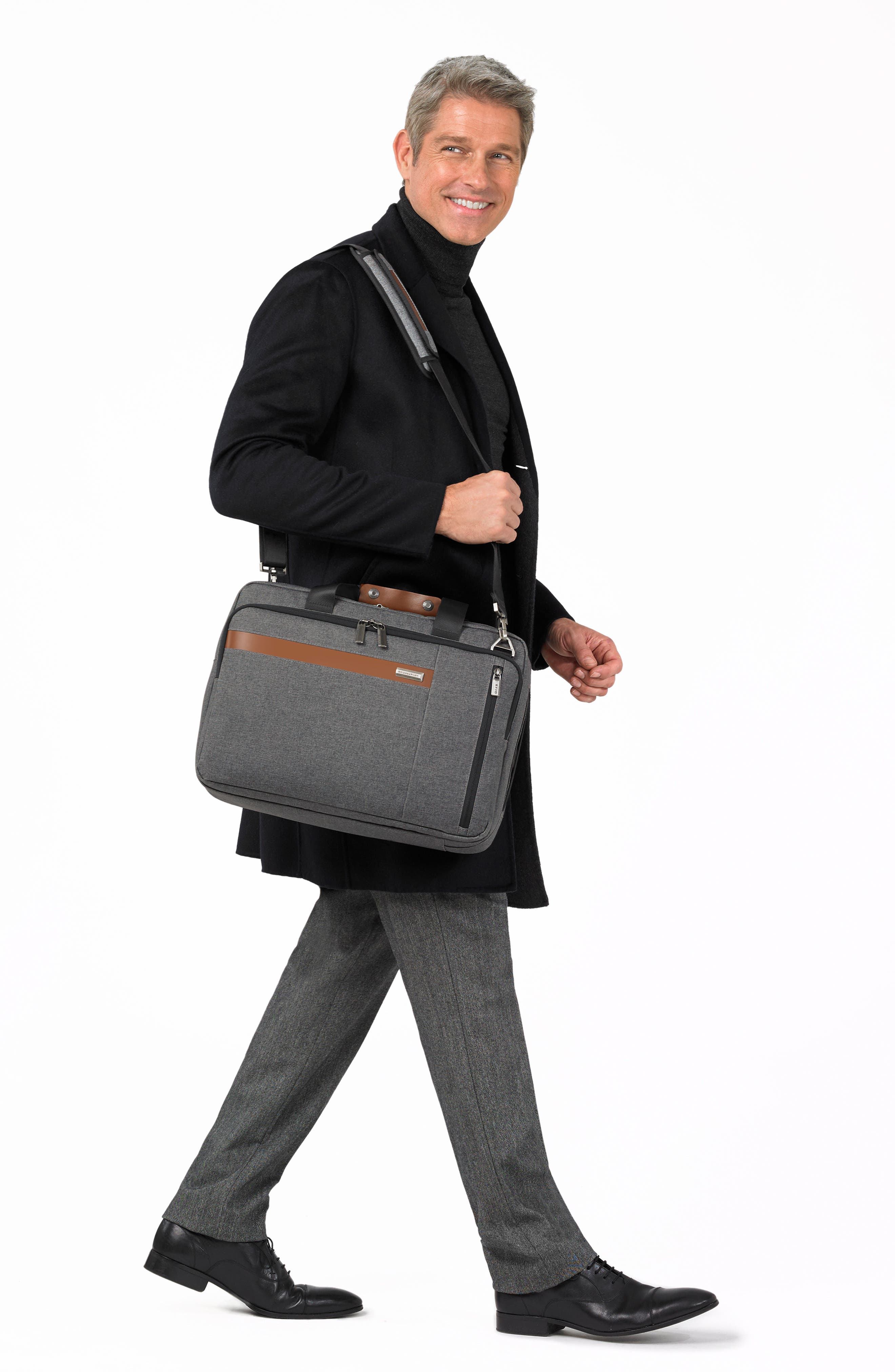 Briggs & Riley Kinzie Street RFID Pocket Convertible Laptop Briefcase/Backpack, Alternate, color, 