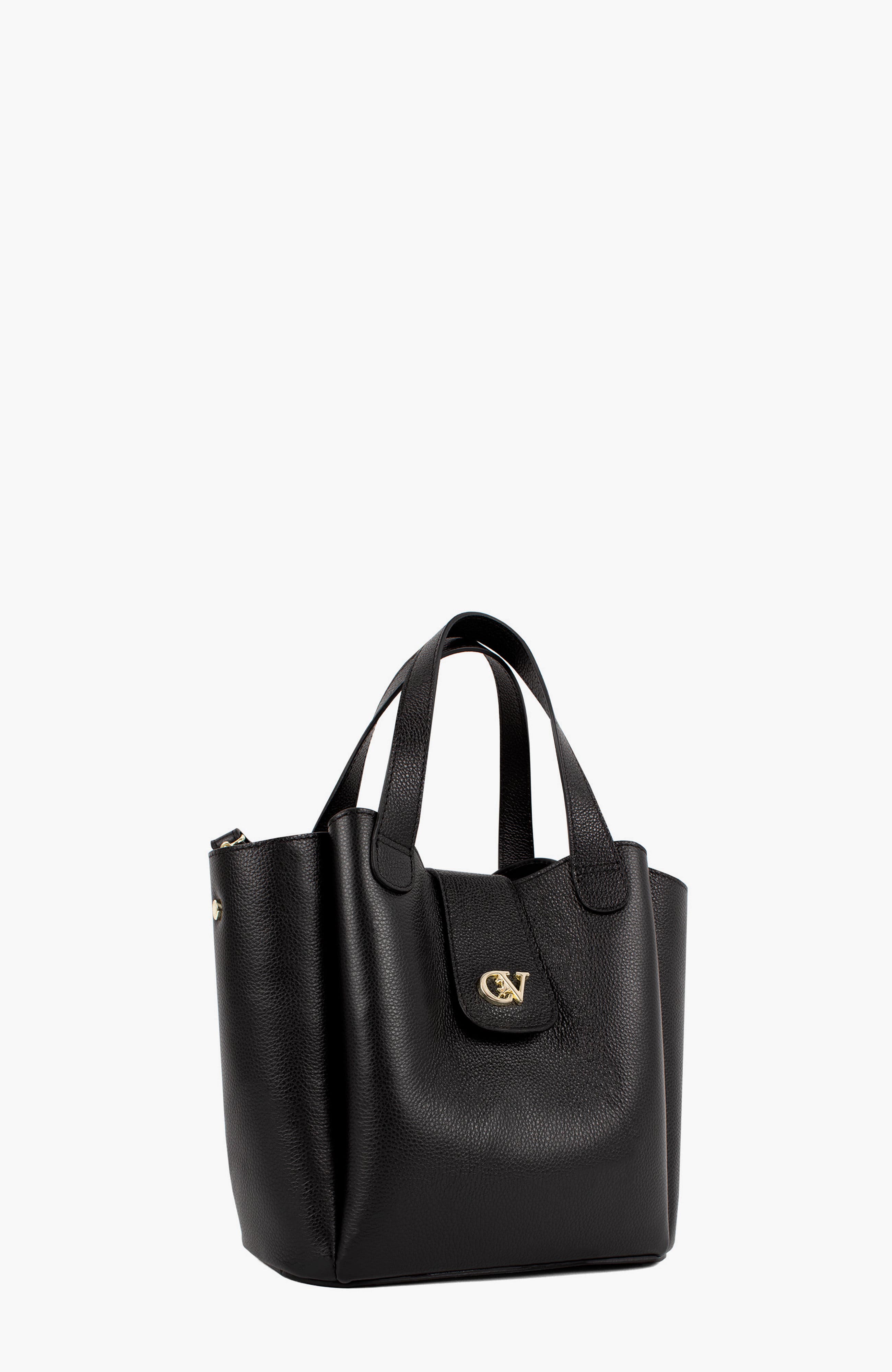 Signature CV By Cavalinho Leather Handbag 646, Alternate, color, Black