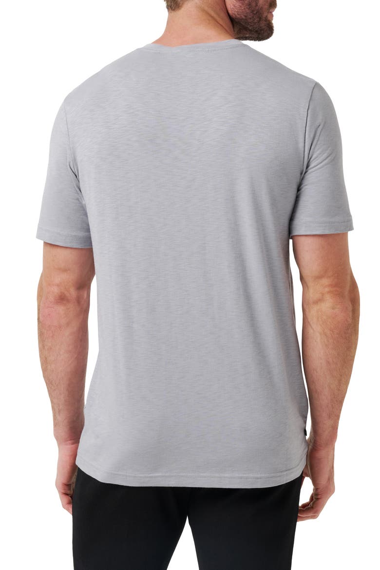 Cloud Trim Fit Slubbed T-Shirt, Alternate, color, SLEET
