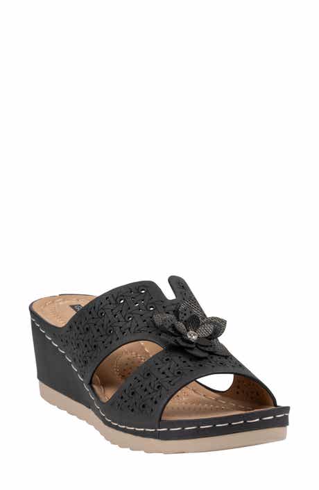 GOOD CHOICE NEW YORK Nancia Wedge Sandal